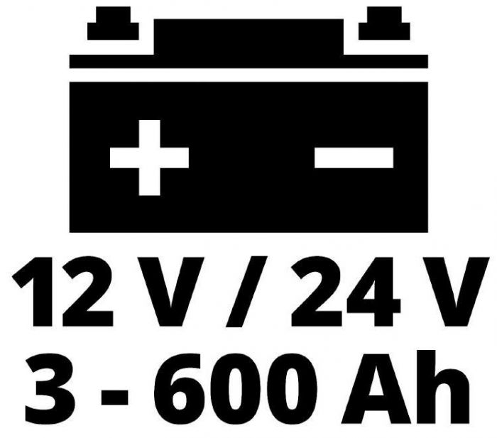 Пуско-зарядний пристрій Einhell CE-BC 30 M, 12/24 В, 3-600 А/г, макс. 30 А