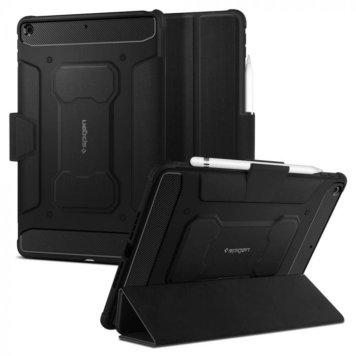 Чохол Spigen для Apple iPad 10.2" (2021-2020-2019) Rugged Armor Pro, Black
