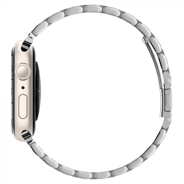 Ремінець Spigen для Apple Watch (45mm/44mm/42mm) Modern Fit, Silver