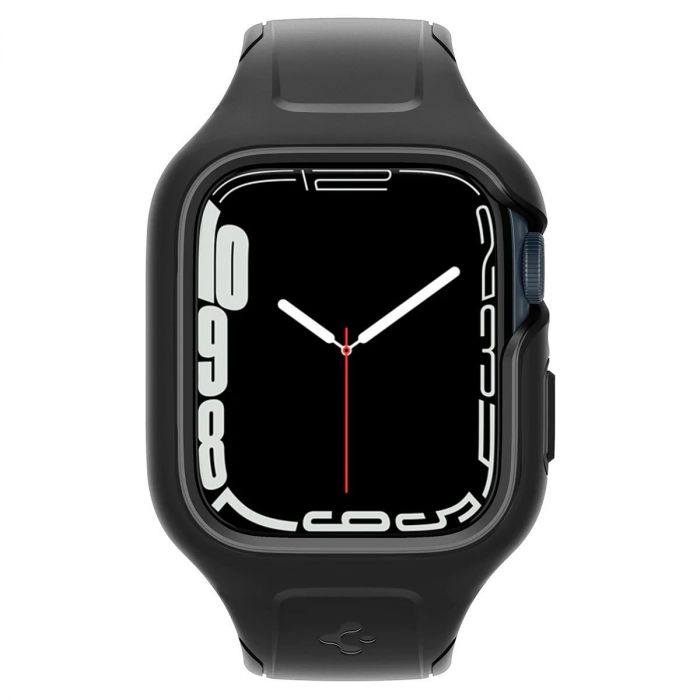 Чохол та ремінець 2в1 Spigen для Apple Watch 45mm Liquid Air Pro, Black