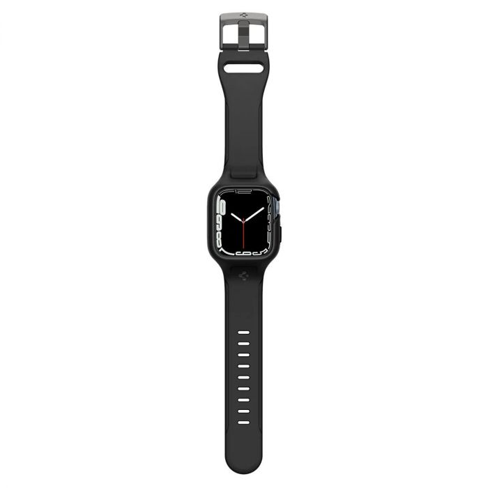 Чохол та ремінець 2в1 Spigen для Apple Watch 45mm Liquid Air Pro, Black