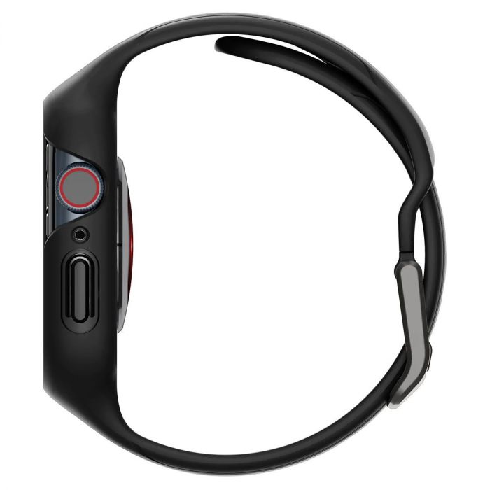 Чохол та ремінець 2в1 Spigen для Apple Watch 45mm Liquid Air Pro, Black