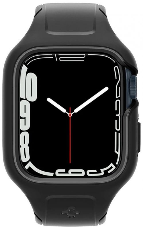 Чохол та ремінець 2в1 Spigen для Apple Watch 45mm Liquid Air Pro, Black