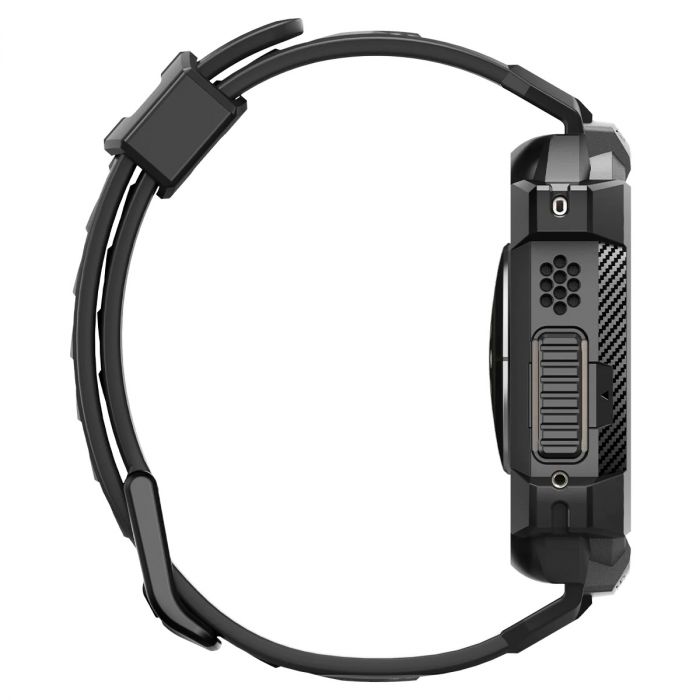 Чохол та ремінець 2в1 Spigen для Apple Watch Ultra 49mm Rugged Armor Pro, Black