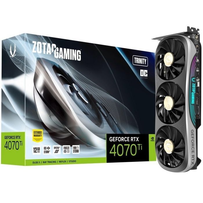 Відеокарта ZOTAC GeForce RTX 4070 Ti 12GB GDDR6X Trinity OC