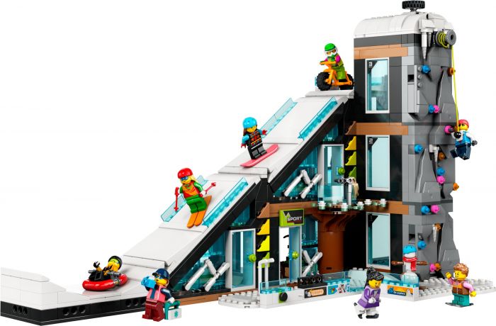 Конструктор LEGO City Гірськолижний і скелелазний цент