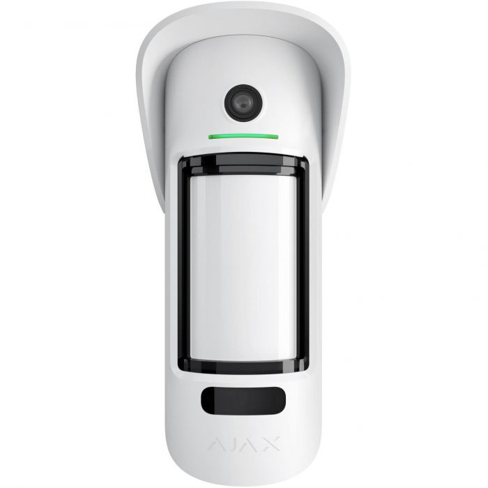 Бездротовий датчик руху з камерою та фото по запиту Ajax MotionCam Outdoor PhOD, Jeweller, білий