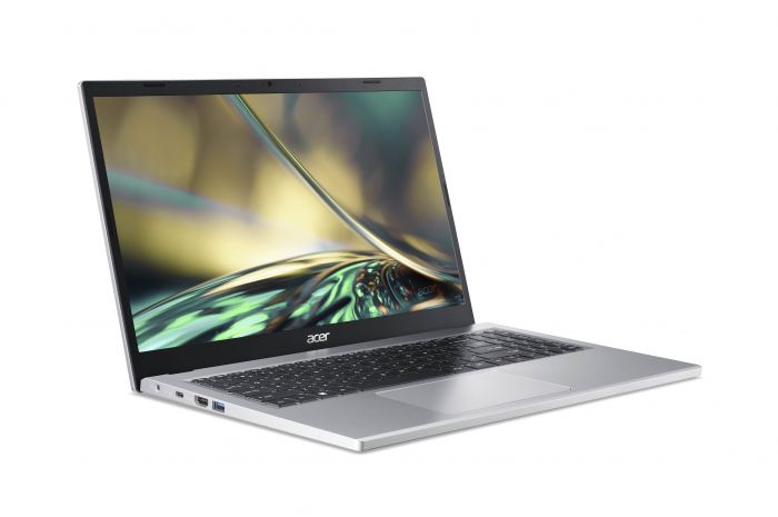 Ноутбук Acer Aspire 3 A315-510P 15.6" FHD, Intel C N100, 4GB, F128GB, UMA, Lin, сріблястий