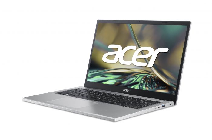 Ноутбук Acer Aspire 3 A315-510P 15.6" FHD, Intel P N200, 4GB, F256GB, UMA, Lin, сріблястий