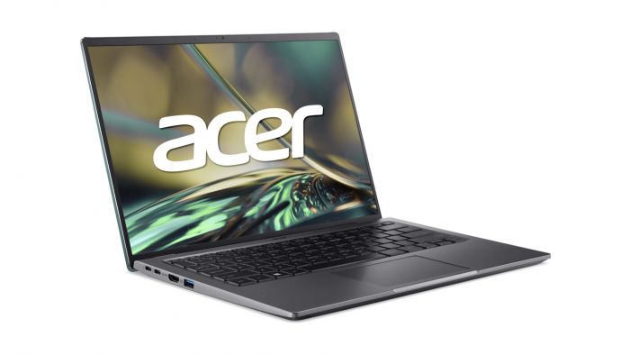 Ноутбук Acer Swift X SFX14-51G 14"  2.2K IPS, Intel i5-1240P, 16GB, F512GB, NVD3050-4, Lin, зелений