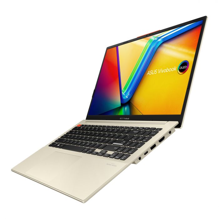 Ноутбук ASUS Vivobook S 15 K5504VN-L1026WS 15.6" FHD OLED, Intel i9-13900H, 16GB, F1TB, IntelA370M-4, Win11, Білий