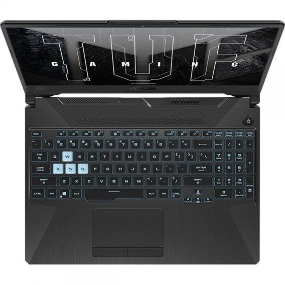 Ноутбук ASUS TUF Gaming F15 FX506HC-HN001 15.6" FHD IPS, Intel i5-11400H, 8GB, F512GB, NVD3050-4, NoOS, Чорний