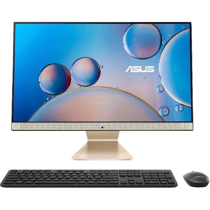 Персональний комп'ютер моноблок ASUS M3700WUAK-BA044M 27" FHD AG, AMD R5-5500U, 16GB, F512GB, UMA, WiFi, кл+м, без ОС, золотистий