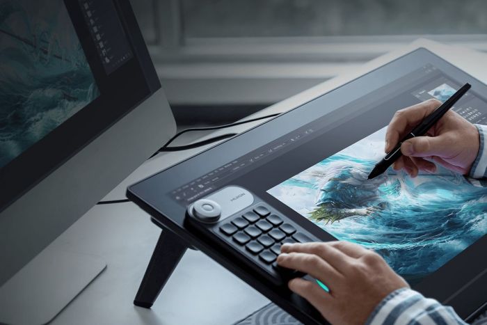 Графічний монітор Huion Kamvas Pro 24 4K чорний