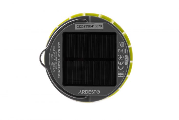 Ліхтар антимоскітний Ardesto MSK-SB3554, 5 Вт, авт.робота 20 год, 6000-6500К, сонячна батарея, акумулятор 1200 мА•год