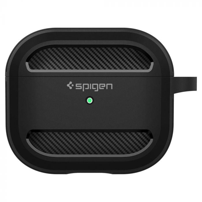 Чохол Spigen для AirPods 3 Rugged Armor, Matte Black