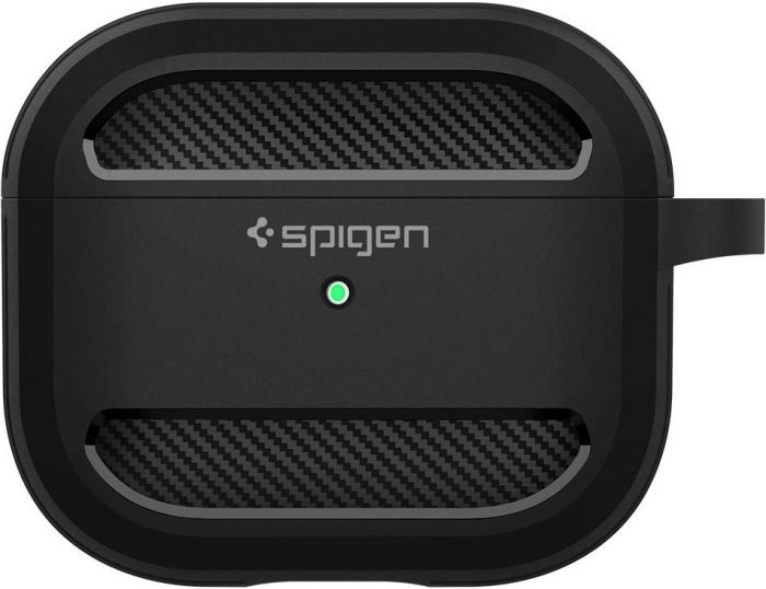 Чохол Spigen для AirPods 3 Rugged Armor, Matte Black