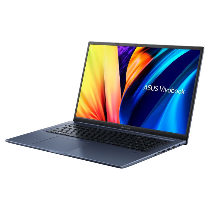 Ноутбук ASUS Vivobook 17X K1703ZA-AU066 17.3" FHD IPS, Intel i5-12500H, 16GB, F512GB, UMA, NoOS, Голубий
