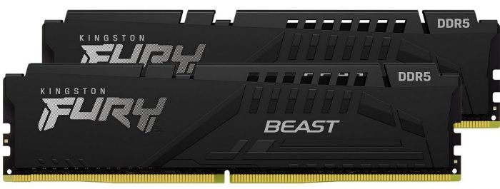 Пам'ять ПК Kingston DDR5 32GB KIT (16GBx2) 5200 FURY Beast Black EXPO