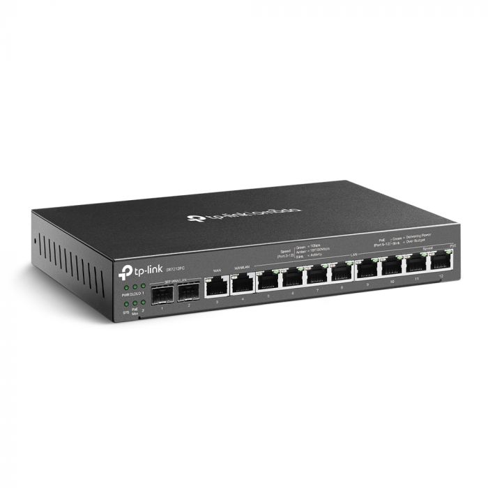 Мультисервісний маршрутизатор TP-LINK ER7212PC 8xGE LAN 1xGE WAN 1xGE WAN/LAN   2xGE SFP WAN/LAN VPN Omada