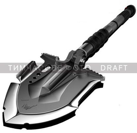 Лопата-мультитул тактична 2E Mahura Steel Gray розбірна, 23в1, з сумкою у комплекті, 107 см макс., 1.5 кг