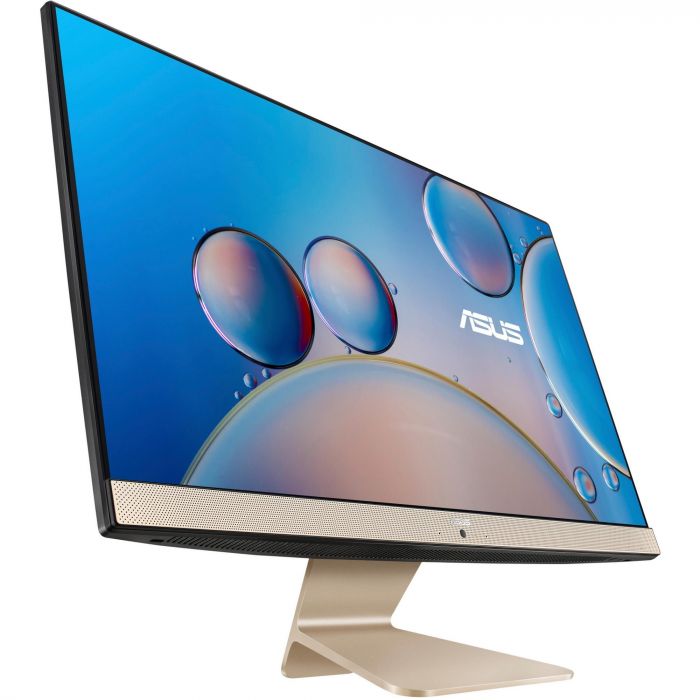 Персональний комп'ютер моноблок ASUS M3700WYAK-BA009M 27" FHD AG, AMD R5-5625U, 16GB, F512GB, UMA, WiFi,  кл+м, без ОС, золотистий