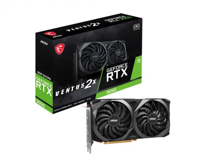 Відеокарта MSI GeForce RTX 3050 8GB GDDR6 VENTUS 2X OCV1