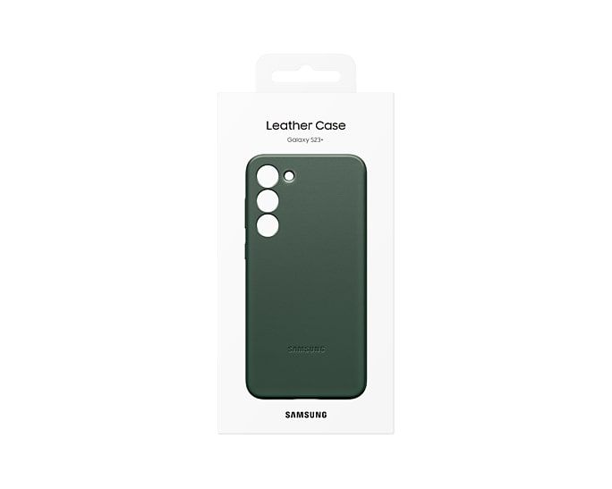 Чохол Samsung Leather Case для смартфона Galaxy S23+ (S916) Green