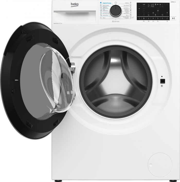 Прально-сушильна машина Beko фронтальна, 10(7)кг, 1400, E, 60см, дисплей, білий