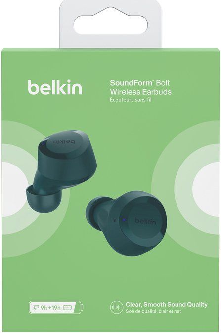 Навушники TWS Belkin Soundform Bolt True Wireless, бірюзовий