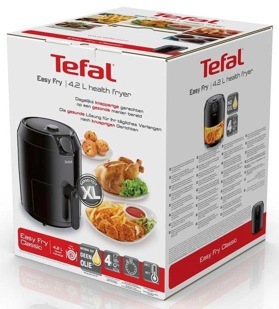 Мультипіч Tefal Easy Fry Classic XL, 1500Вт, чаша-4,2л, механічне керування, пластик, чорний