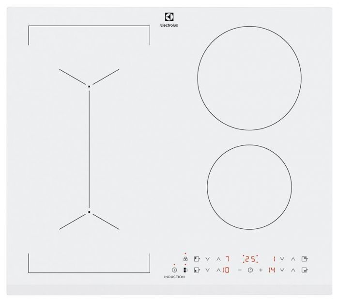Варильна поверхня Electrolux індукційна, 60см, розширена зона, білий