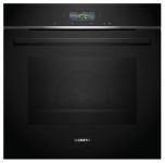 Духова шафа Siemens електрична, 71л, A+, дисплей, конвекція, піроліз, чорний