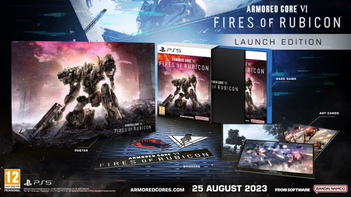 Гра консольна PS5 Armored Core VI: Fires of Rubicon - Launch Edition, BD диск