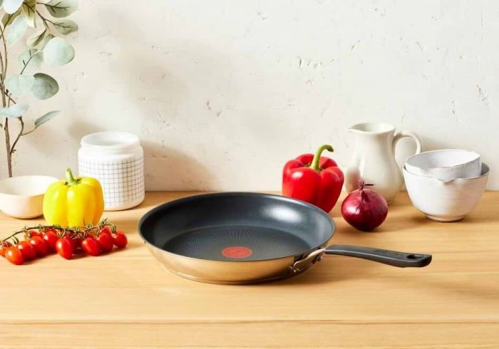 Сковорідка Tefal Jamie Oliver Home Cook, 28 см, нержавіюча сталь, БЕЗ кришки