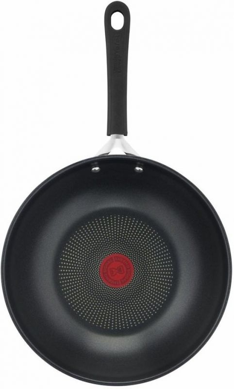 Сковорідка ВОК Tefal Jamie Oliver Home Cook, 28 см, нержавіюча сталь, БЕЗ кришки