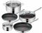 Набір посуду Tefal Jamie Oliver Cook Smart 8 предметів, нержавіюча сталь, з кришкою, 16 см, 24 см, 25 см, 24 см, 28 см