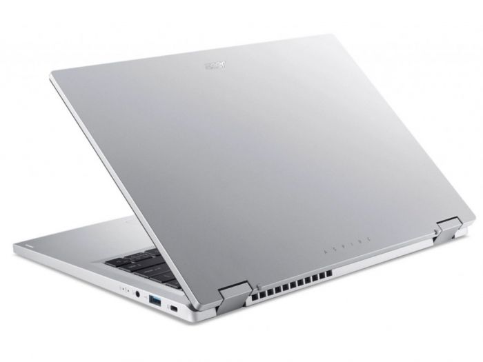 Ноутбук Acer Aspire 3 Spin 14  A3SP14-31PT 14" WUXGA IPS Touch, Intel P N200, 8GB, F256GB, UMA, Lin, сріблястий