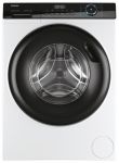 Пральна машина Haier фронтальна, 10кг, 1400, A+++, 60см, дисплей, пара, інвертор, люк чорний, прямий привід, білий