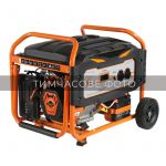 Генератор бензиновий 2E 220 В, 50 Гц, 7.5 кВт, електро стартер, ручка та колеса для транспортування