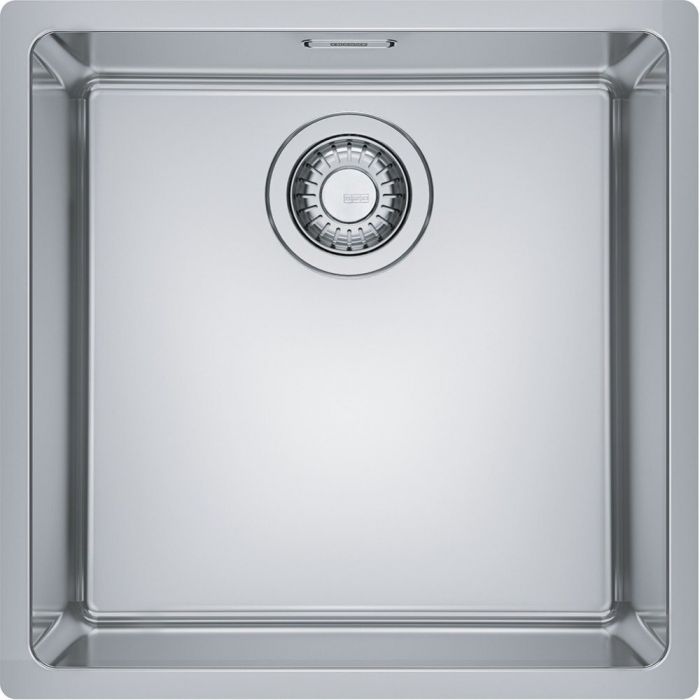 Кухонна мийка Franke Maris MRX 110-40/122.0598.646/нержав.сталь полірована/квадратна/440х440х180/монтаж під стільницю