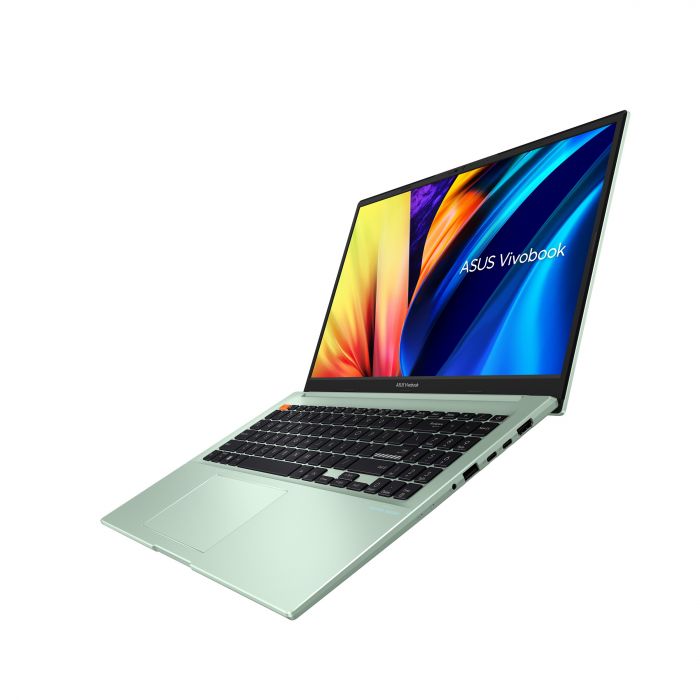 Ноутбук ASUS Vivobook S 15 M3502QA-BQ213 15.6" FHD IPS, AMD R5-5600H, 16GB, F512GB, UMA, NoOS, Зелений