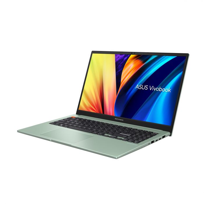 Ноутбук ASUS Vivobook S 15 M3502QA-BQ213 15.6" FHD IPS, AMD R5-5600H, 16GB, F512GB, UMA, NoOS, Зелений