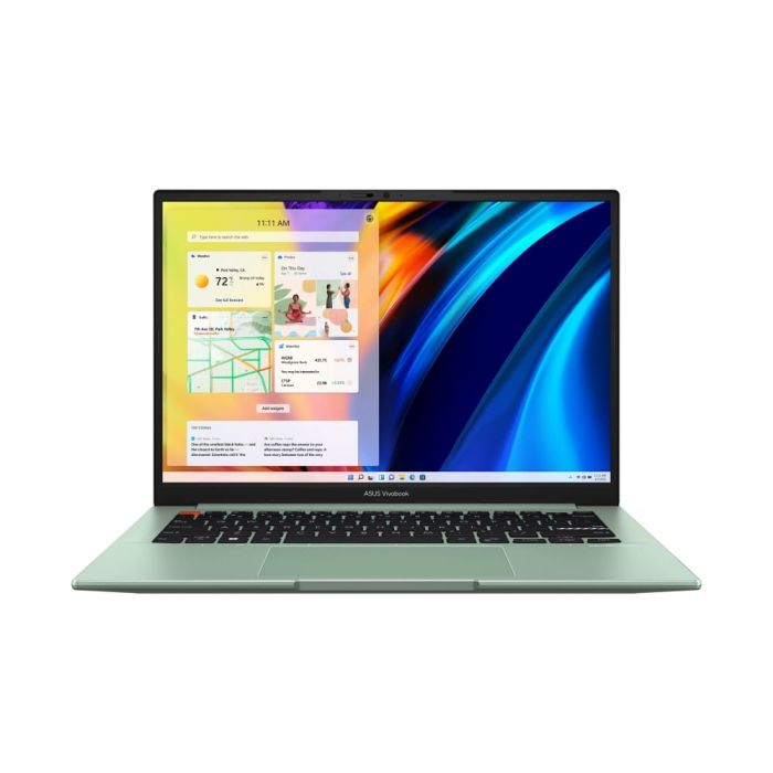 Ноутбук ASUS Vivobook S 15 M3502QA-L1210 15.6" FHD OLED, AMD R5-5600H, 16GB, F512GB, UMA, NoOS, Зелений