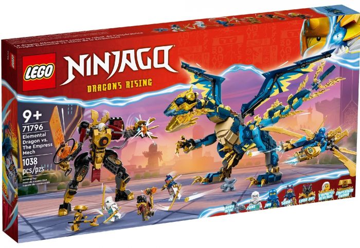 Конструктор LEGO Ninjago Дракон стихій проти робота Володарки
