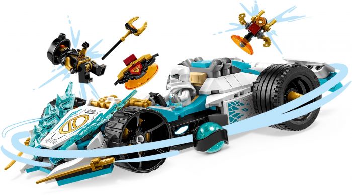 Конструктор LEGO Ninjago Суперсила дракона Зейна автомобіль для перегонів спін-джитсу