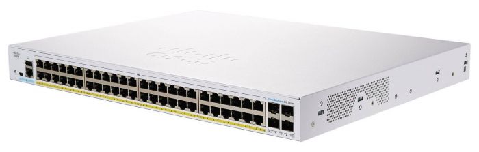 Комутатор Cisco CBS250 Smart 48-port GE, PoE, 4x10G SFP+