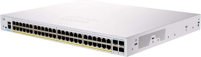 Комутатор Cisco CBS250 Smart 48-port GE, PoE, 4x1G SFP
