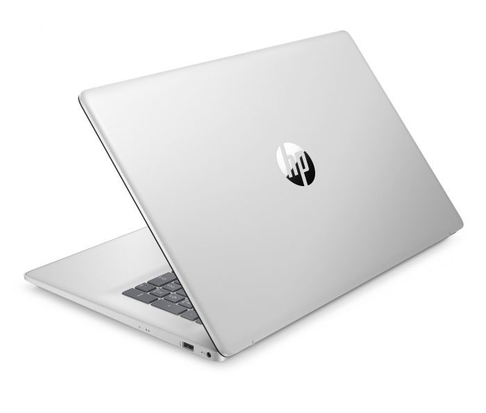 Ноутбук HP 17-cn0042ua 17.3" FHD IPS AG, Intel i7-1165G7, 16GB, F512GB, UMA, Win11, сріблястий