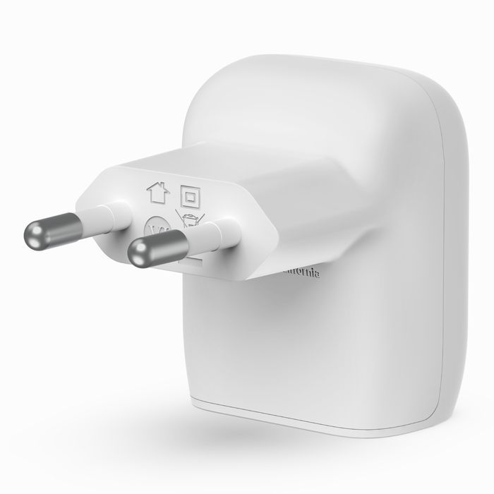 Зарядний пристрій мережевий Belkin 20Вт USB-C PD PPS, білий